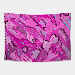 Pink! Fun in Abstract Tapestry