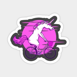 Unicorn Bicycle Magnet