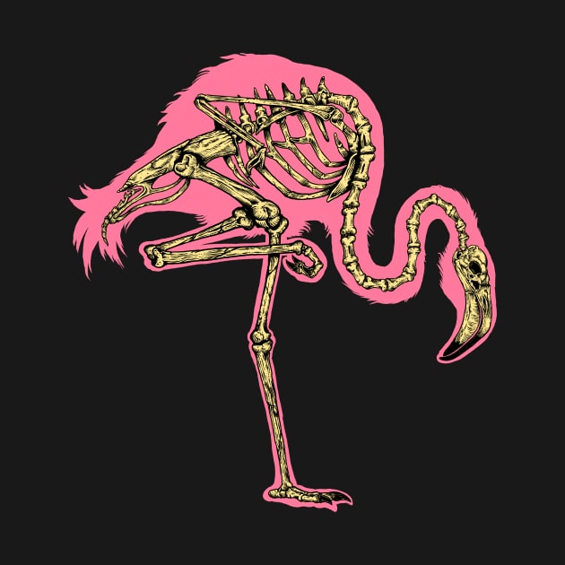 Spooky Flamingo by ZugArt01