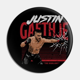 Justin Gaethje Power Punch Pin