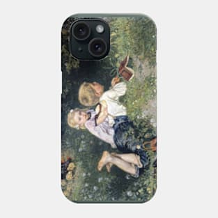 Watching butterflies Phone Case