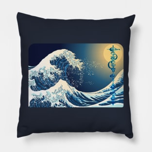 Great wave of the Vuhlkansu Pillow