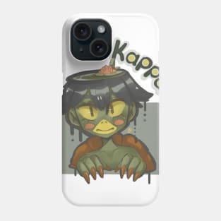 Yokai line: Kappa (dark line) Phone Case