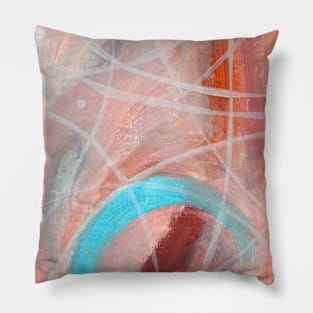 Art Acrylic artwork abstract painting Pillow