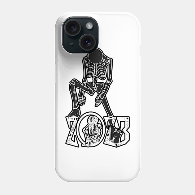 SKULL NEW YEAR 2023 BLACK Phone Case by GOLOVE