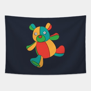 Stitchy Color Teddy Tapestry