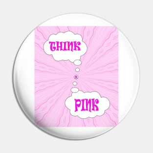 Freedom to Think Pink Pin