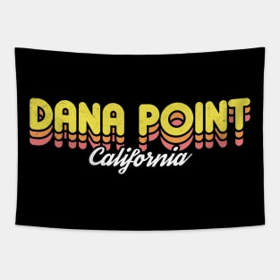 Retro Dana Point California Tapestry