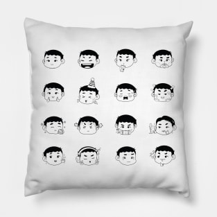 mood board (boy) Pillow