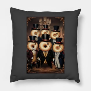 Cute tasty Victorian style doughnut Pillow