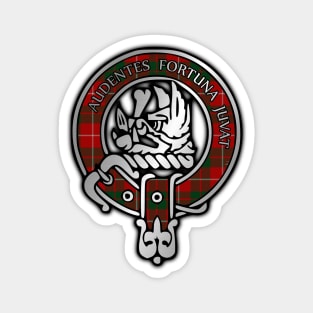 Clan MacKinnon Tartan Crest Magnet