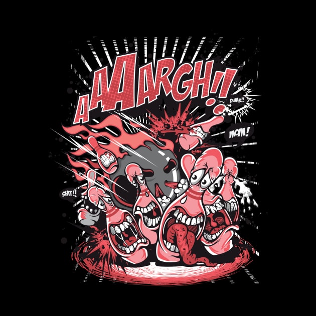 Aaaargh - Bowling Game Tees by ArtisticNomi