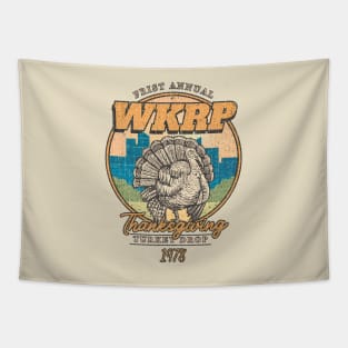 WKRP Turkey Drop 1978 Tapestry