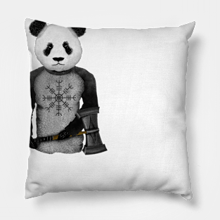 PANDA VIKING WARRIOR Pillow