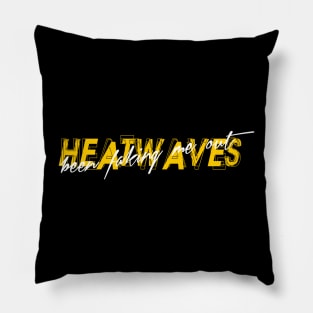 glass animals heat waves Pillow