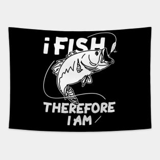 I Fish Therefore I Am Tapestry