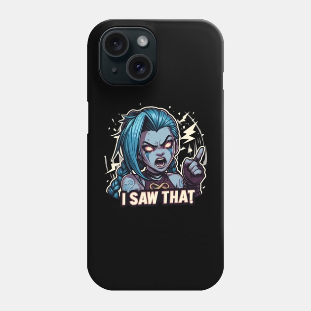 armed and dangerous- jinx powder Phone Case by whatyouareisbeautiful