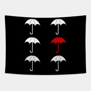 six umbrella Tapestry