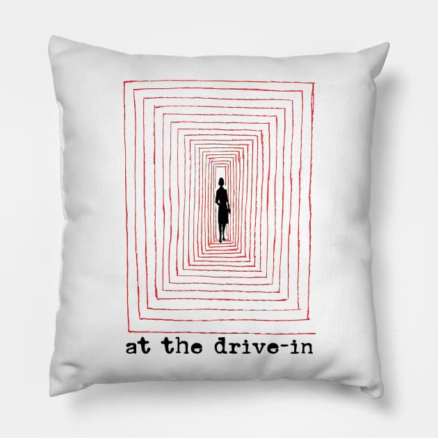 At The Drive-In …………… Fan Artwork Pillow by unknown_pleasures