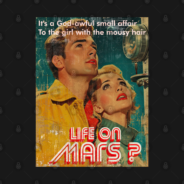 Life on Mars ?, A vintage comics cover by obstinator