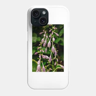 Hosta Flowers In The Garden Phone Case