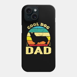 Retro Cool Corgi Dog Dad Phone Case