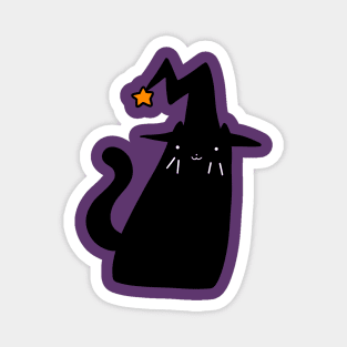 Witch Black Cat Magnet