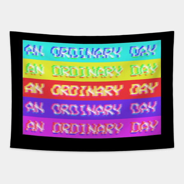 "An Ordinary Day" Vintage Vaporwave Aesthetic Tapestry by Raimondi