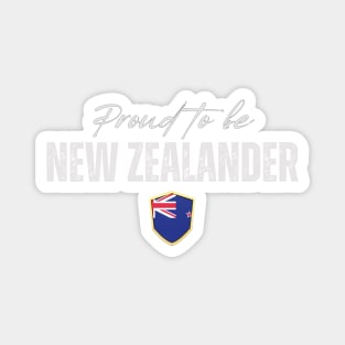 Proud New Zealander, New Zealand flag Magnet