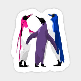 Bisexual Pride Penguins Magnet