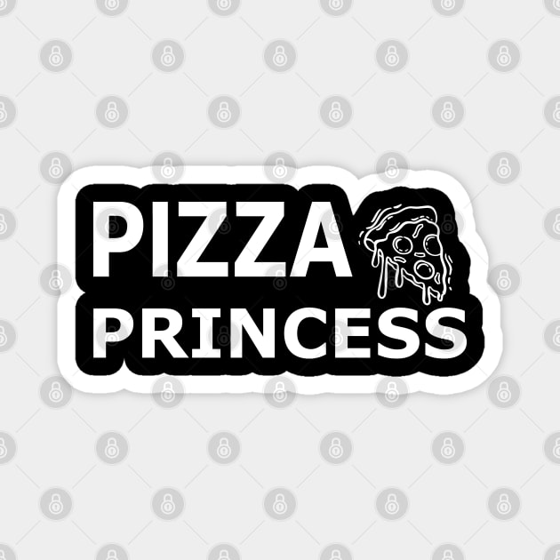 Pizza Princess Magnet by KC Happy Shop