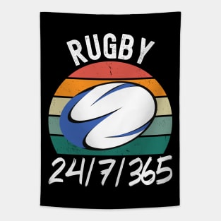 Rugby 24/7 Tapestry