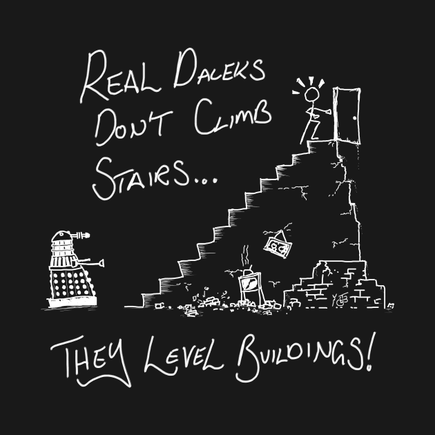 Real Daleks (White) by Jobby