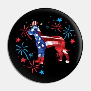 Vizsla Uncle Sam Hat 4Th Of July Pin