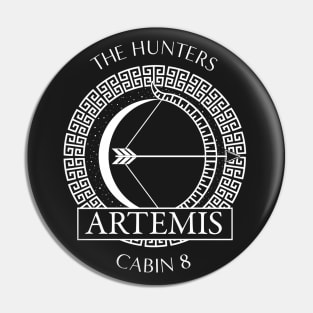 Artemis Logo (White) Pin
