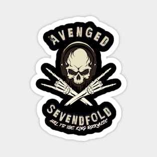 retro house of avenged v6 Magnet