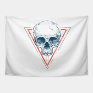 Skull in triangle II Tapestry