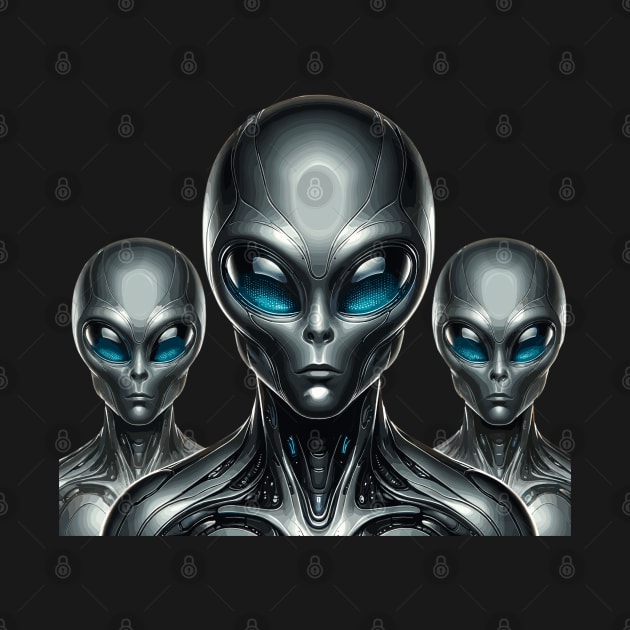 Galactic Envoys: The Grey Aliens ntelligentsia by Graphic Wonders Emporium