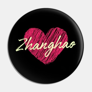 Zhanghao Heart ZEROBASEONE Pin