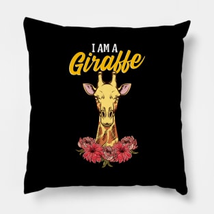 I'm A Giraffe Cute Baby Giraffe Adorable Animal Pillow