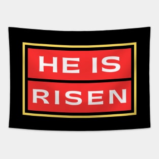 He Is Risen | Christian Saying Tapestry