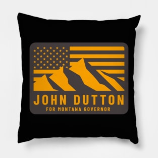 John Dutton for Montana Governor Pillow