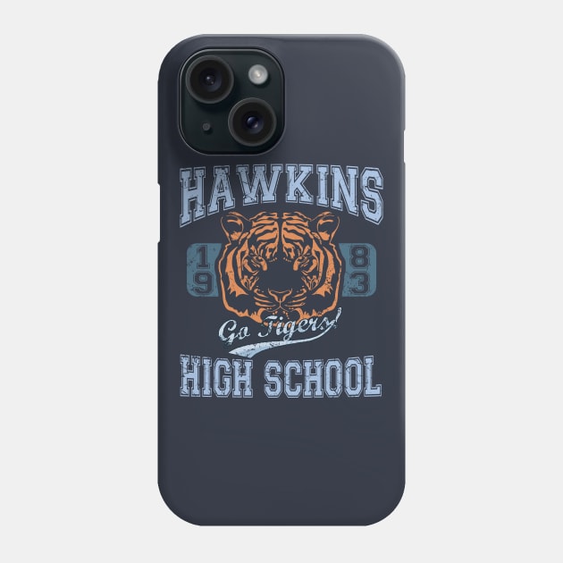 Stranger Things Tee - Go Tigers! Phone Case by KennefRiggles