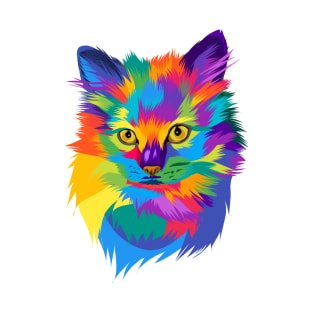 Colorful cute cat T-Shirt