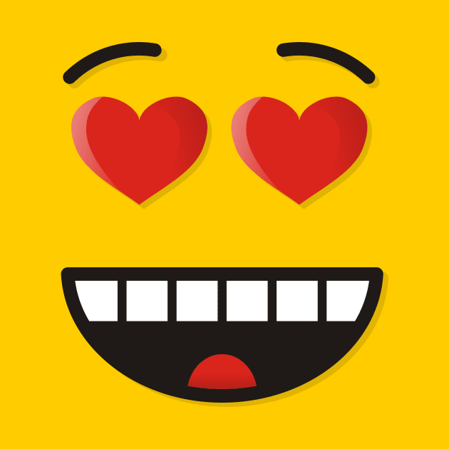 Smiling Face With Heart-Shaped Eyes by sifis