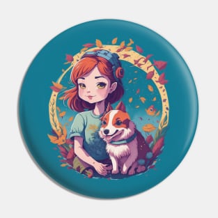 just a girl and her dog Pin