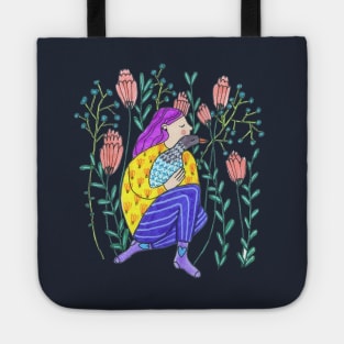 Among Flowers Tote