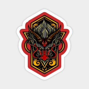 Red Dragon Head Magnet