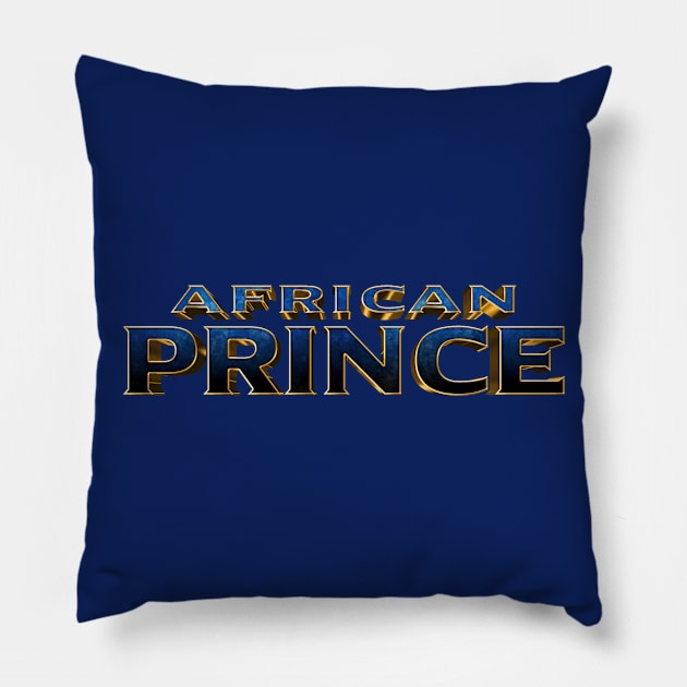 African Prince Pillow by UnOfficialThreads