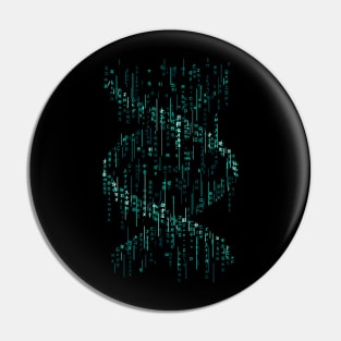 Matrix Binary Code | DNA Helix Science Pin